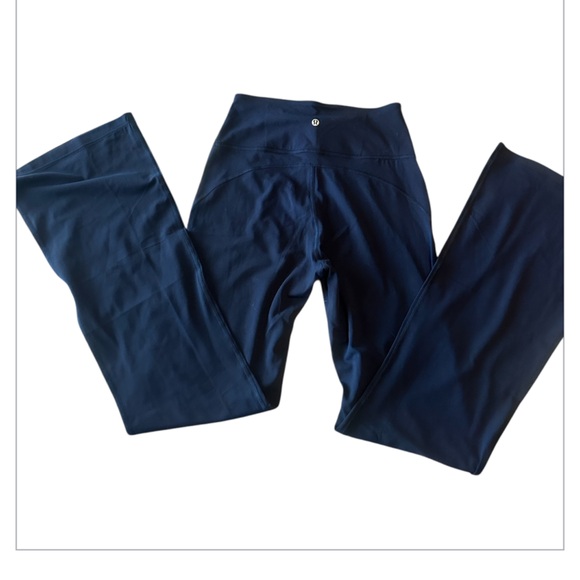 Lululemon Athletica Groove  Blue Flare Pants with High Waist - Picture 6 of 9